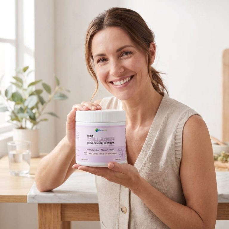 Mega Collagen Hydrolysed مضاد الترهلات والتجاعيد مع تقوية الشعر والأظافر والمفاصل