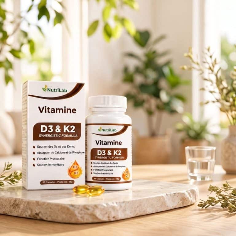 Vitamine D3 & K2  مضاد الشيخوخة من الداخل للعظام، الأسنان، القلب